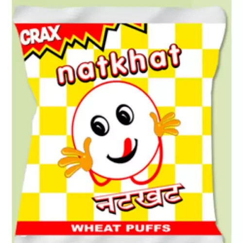 12 Packs of Natkhat Corn Puffs Classic Snacks Light & Tasty