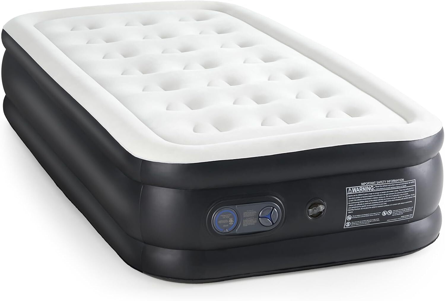 Twin Queen Air Blow Up 16″ 18″ Inflatable Mattress Airbed with Built-in Pump