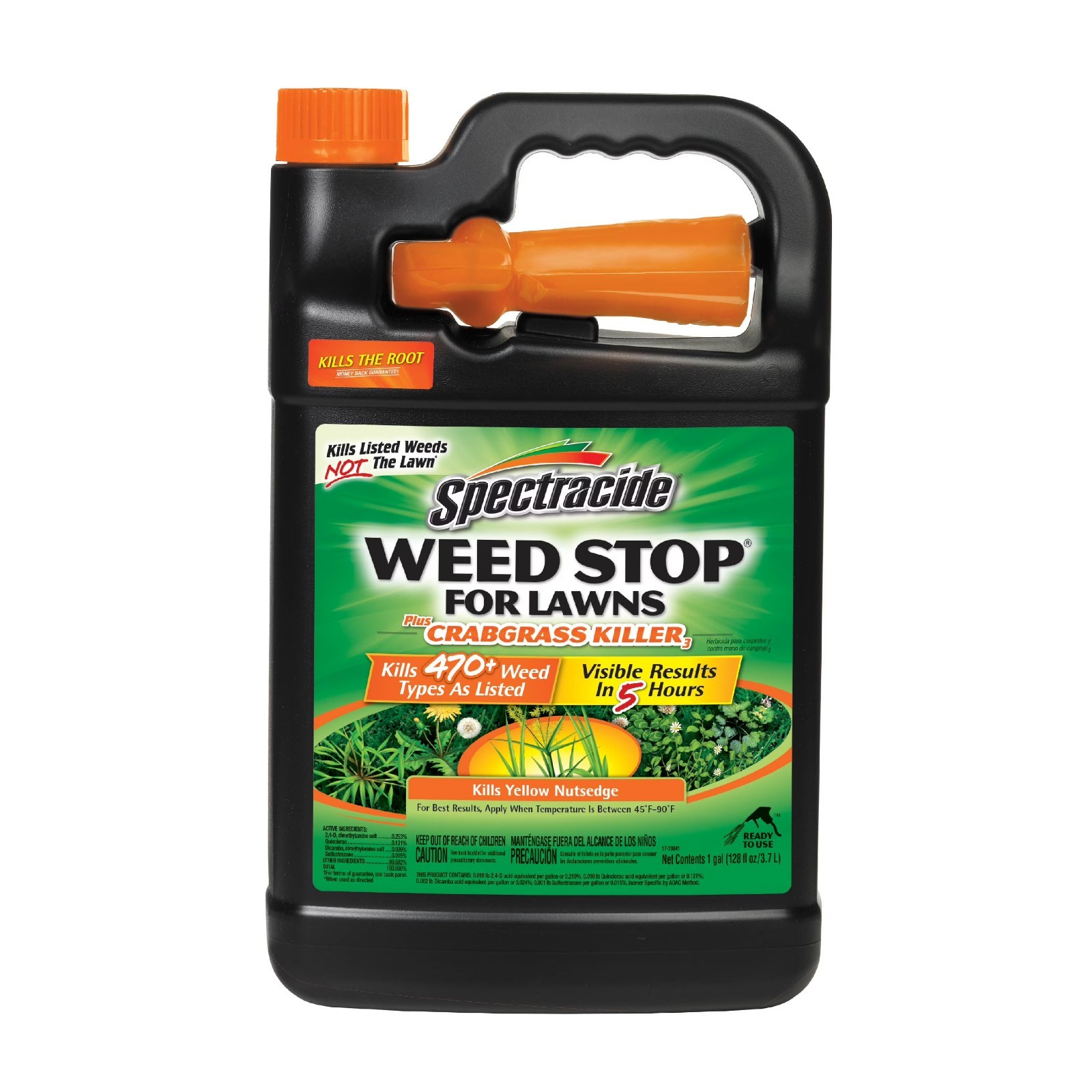 128 oz Weed Stop for Lawns + Crabgrass Killer – Ready-to-Use Formula