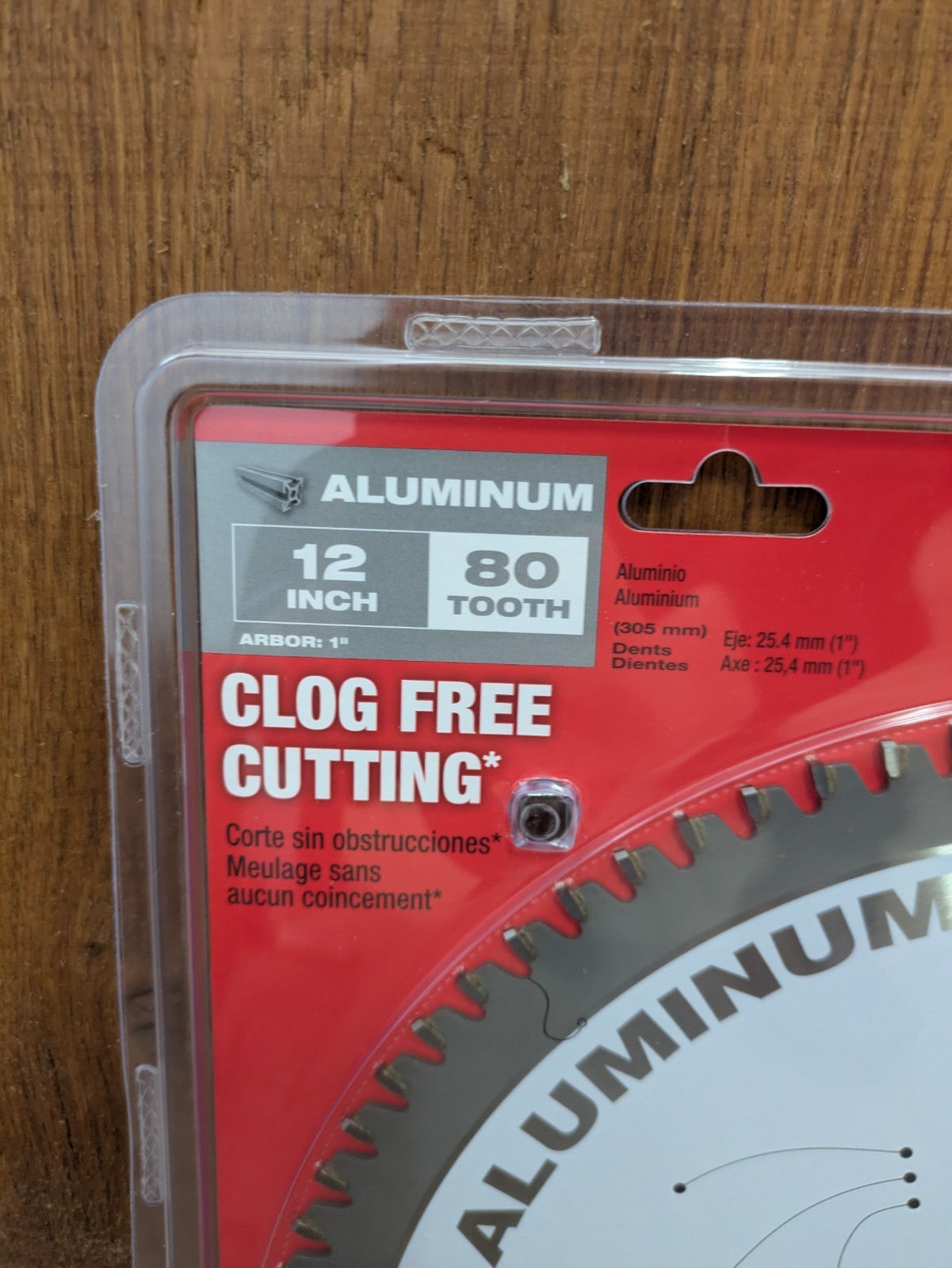 Milwaukee 48-40-4365 12″ 80T Aluminum Cutting Circular Saw Blade (1″ Arbor)