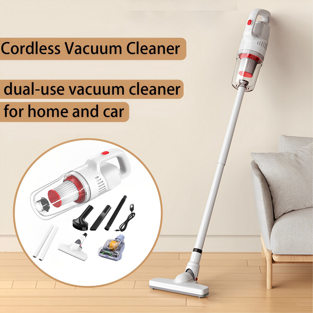 Cordless Stick Vacuum Cleaner HEPA VAC 35 min Runtime 2-in-1 Handheld Vacuum