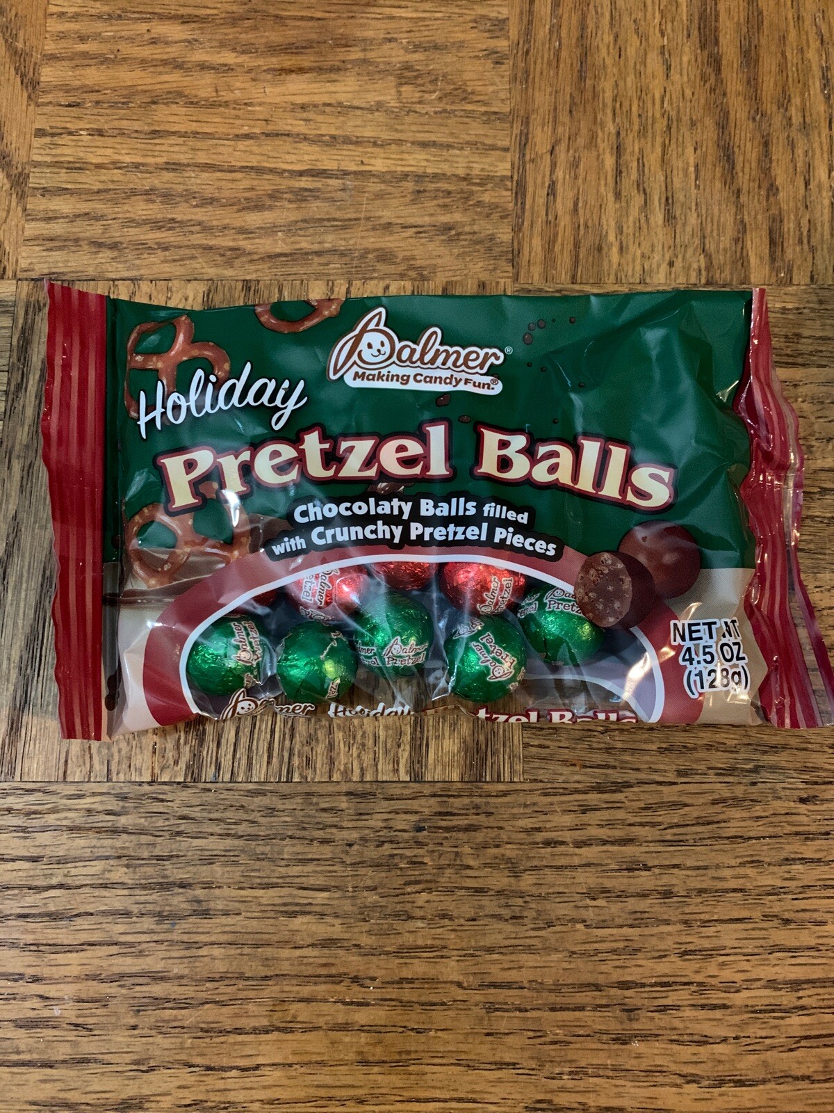 Palmer Holiday Pretzel Balls 1 ea 4.5oz Bag-Brand New-SHIPS N 24 HOURS