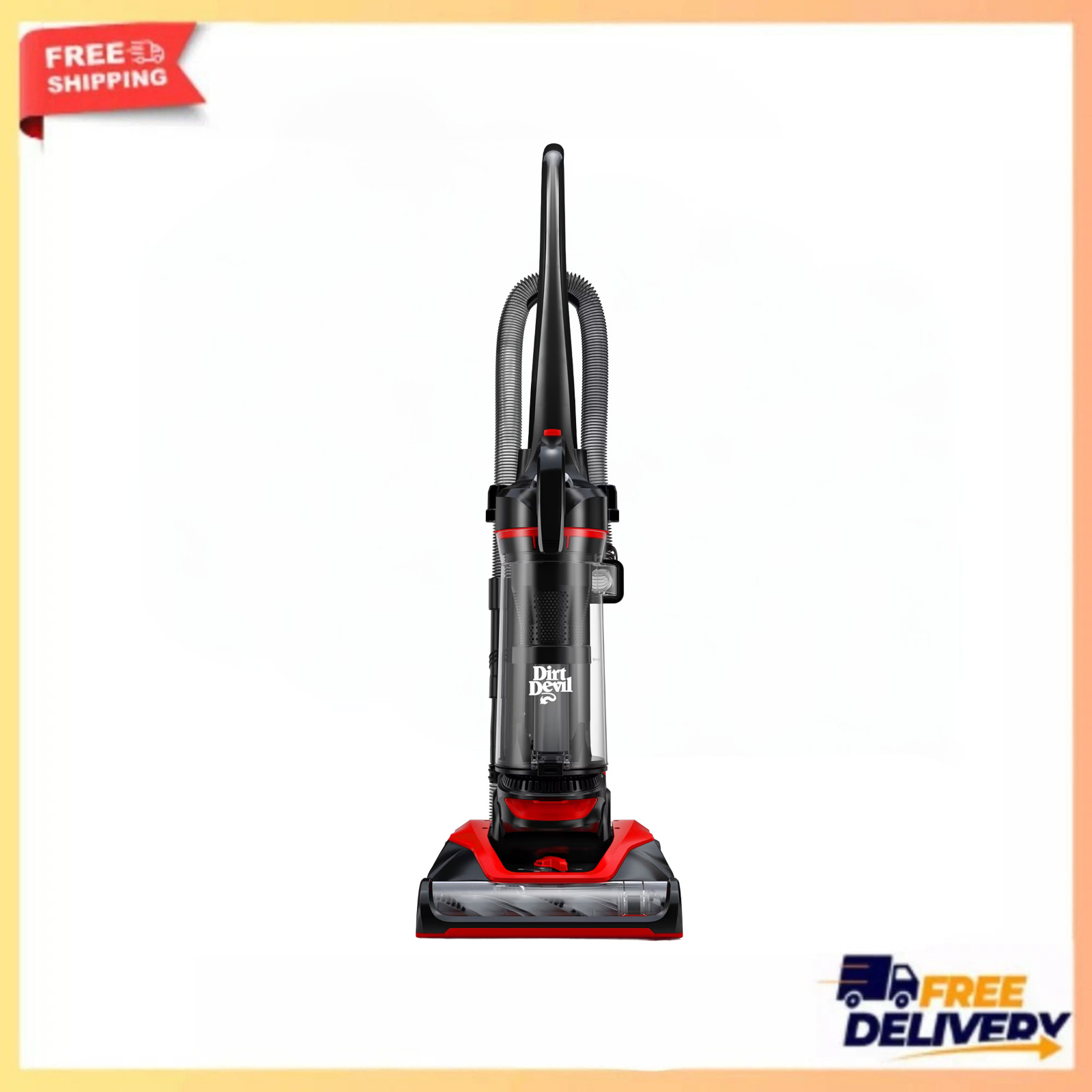 Dirt Devil Bagless Upright Vacuum Cleaner Extended Reach Pet Upholstery Tool