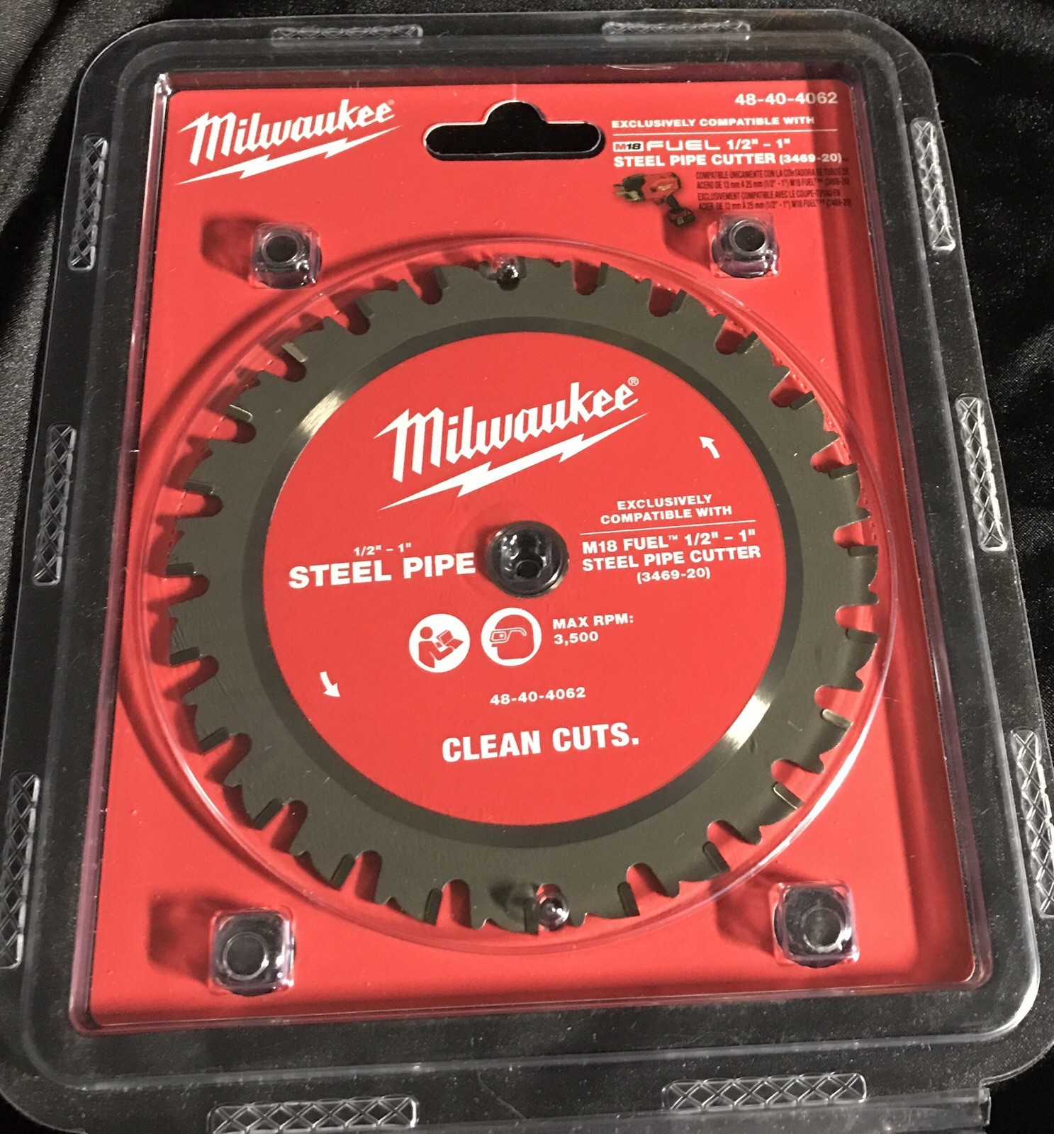 Milwaukee 48-40-4062, 1/2″ – 1″ Steel Pipe Cutting Blade ~ New Sealed Pkg.