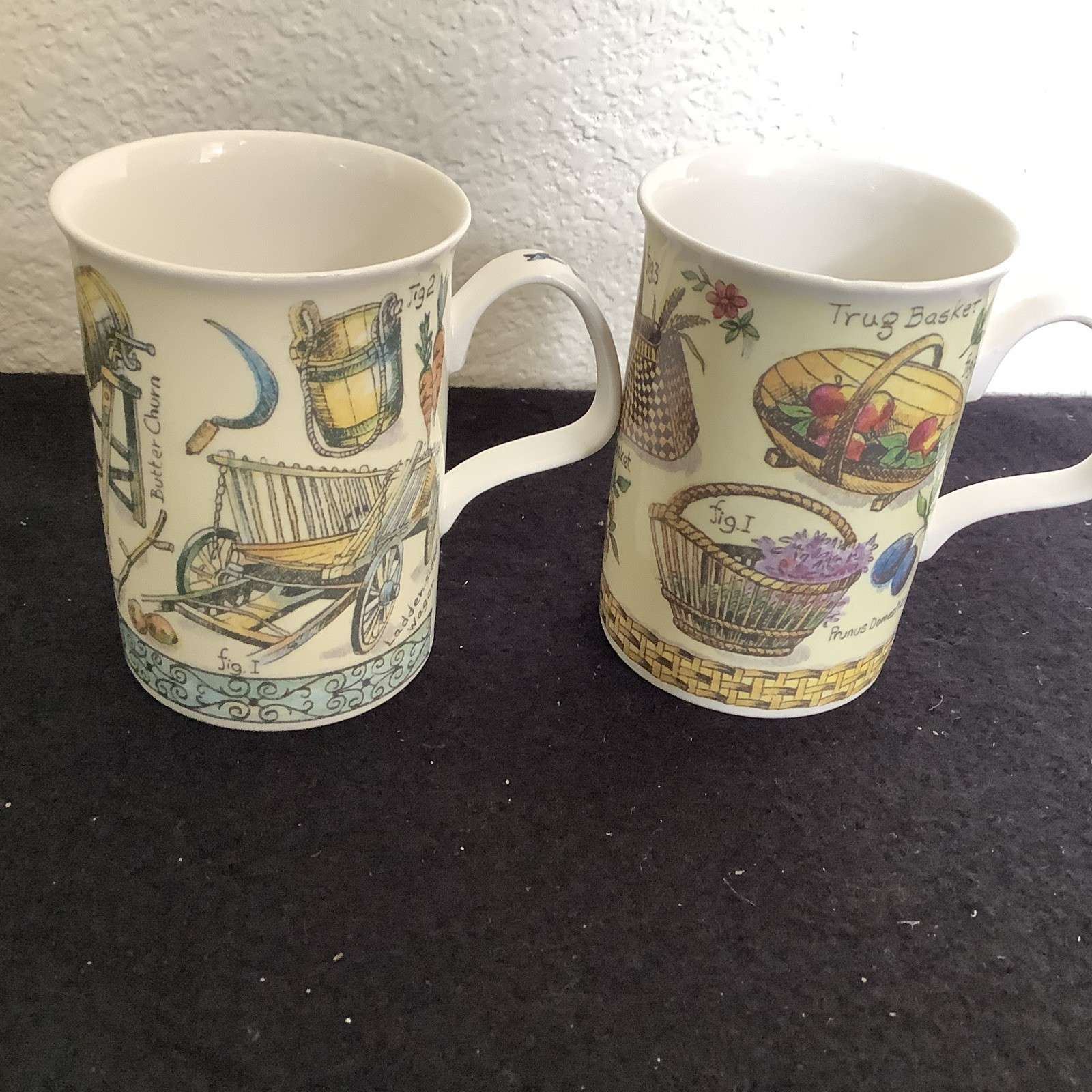 2 Yesteryear, baskets & wagons Roy Kirkham, England 10 Onz. 1998