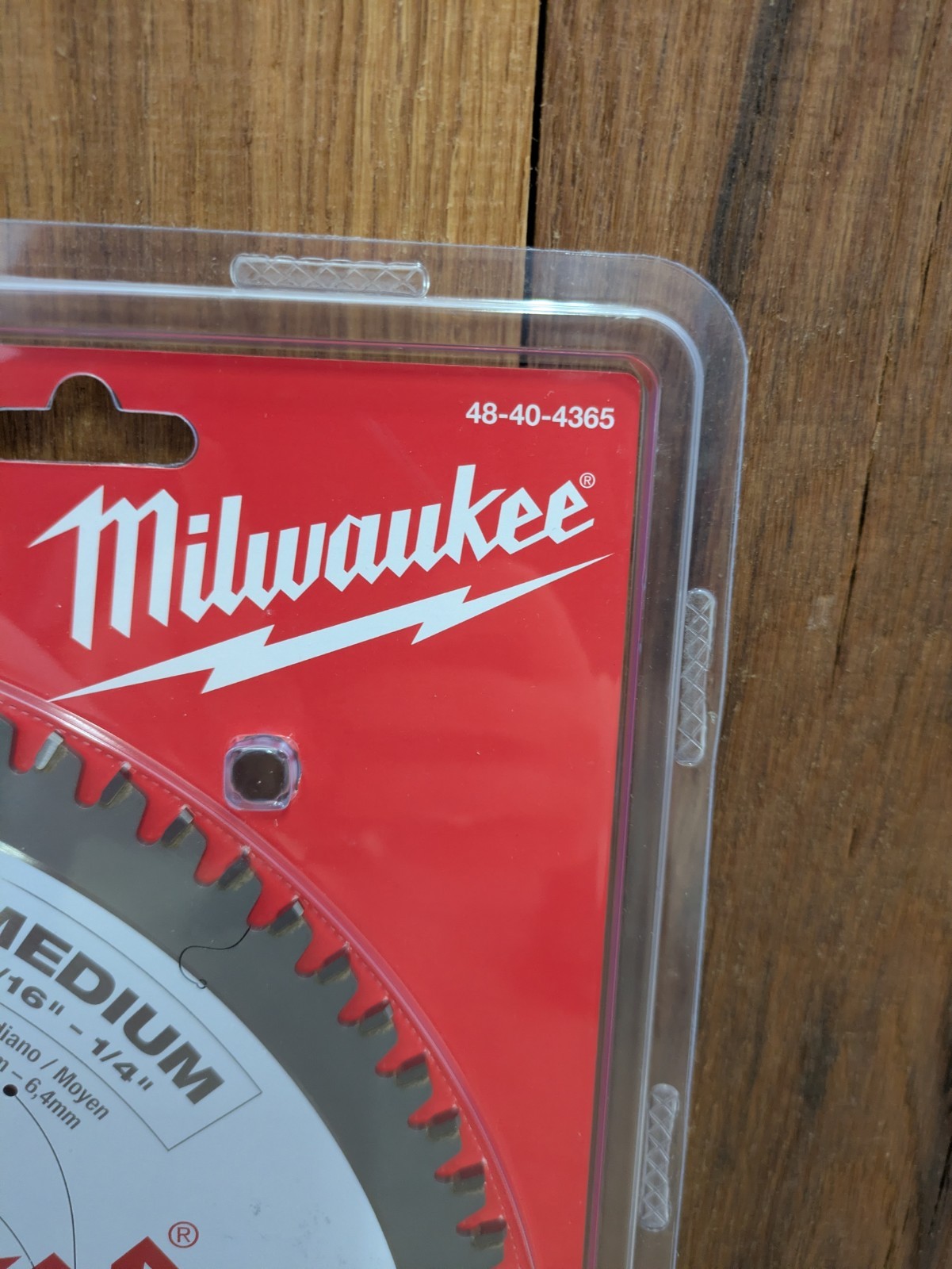 Milwaukee 48-40-4365 12″ 80T Aluminum Cutting Circular Saw Blade (1″ Arbor)