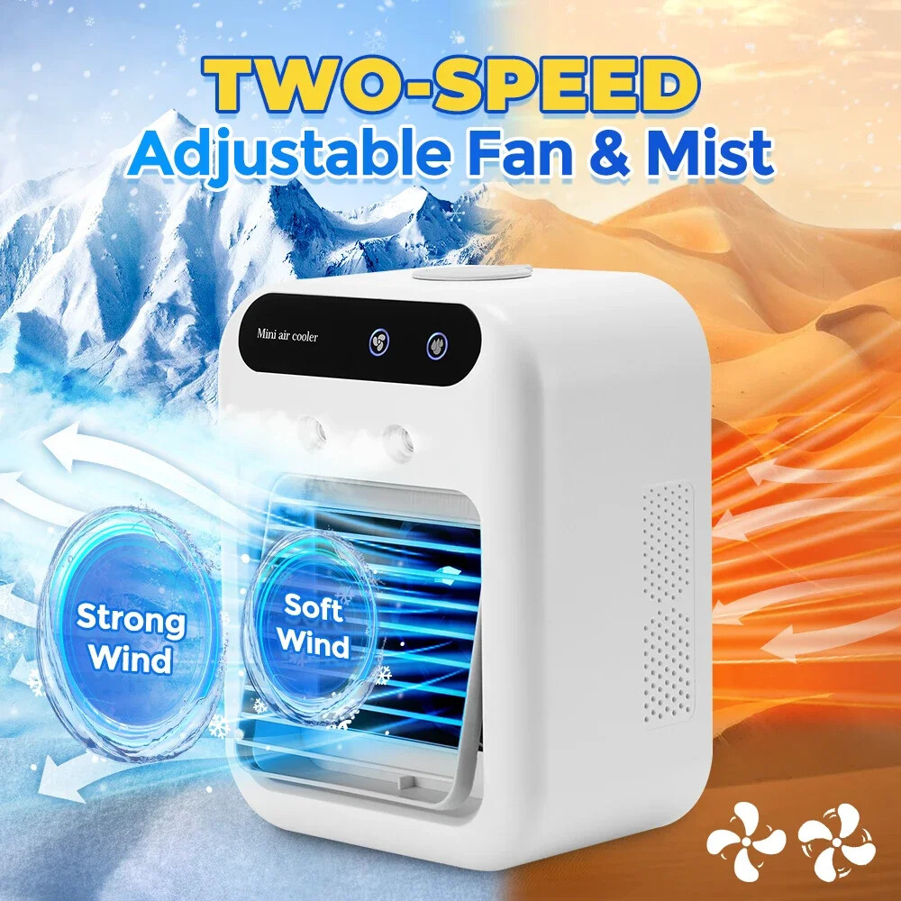 Portable Air Conditioner 3in1 Quiet AC Unit Air Cooler /Humidifier /Cooling Fans