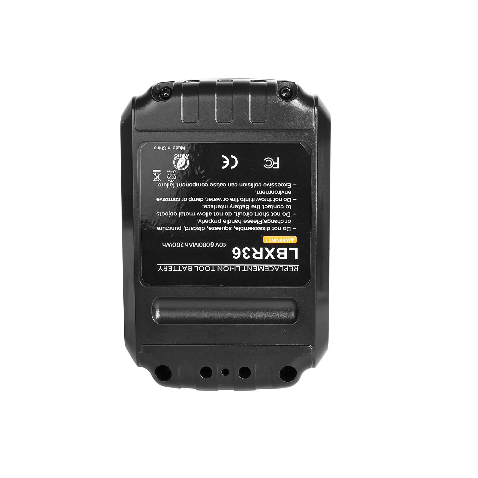 For Black Decker 40V Battery 40Volt Max Lithium 5.0AH LBX2040 LBXR36 LST136
