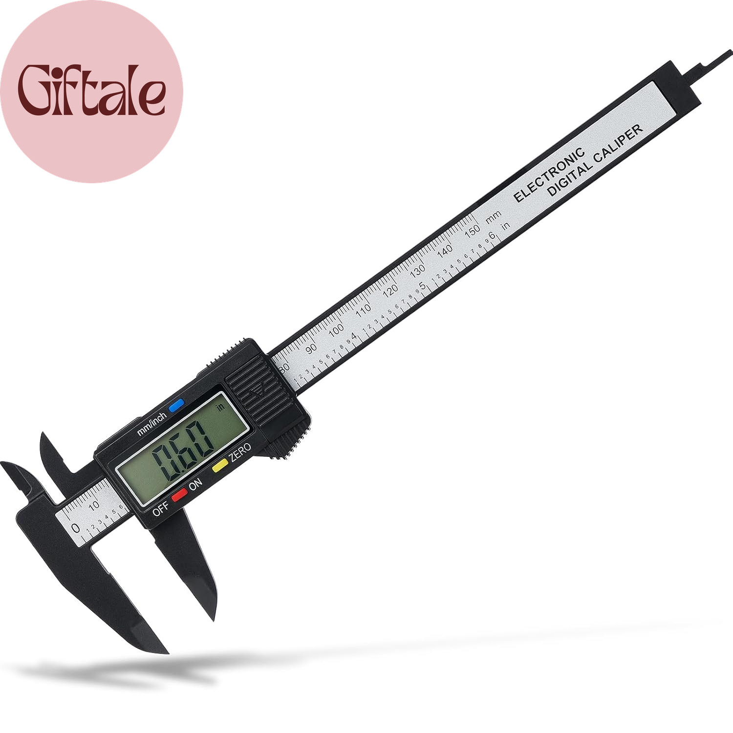 Digital Caliper, 0-6″ Calipers Measuring Tool – Electronic Micrometer Caliper w