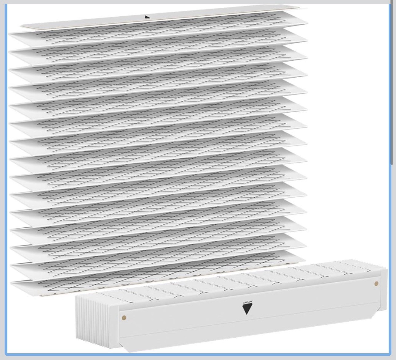 (2 Pack) BAYFTAHEXM2 MERV 13 Filters for Trane Perfectfit 5, 20″x 25″x 5″ –