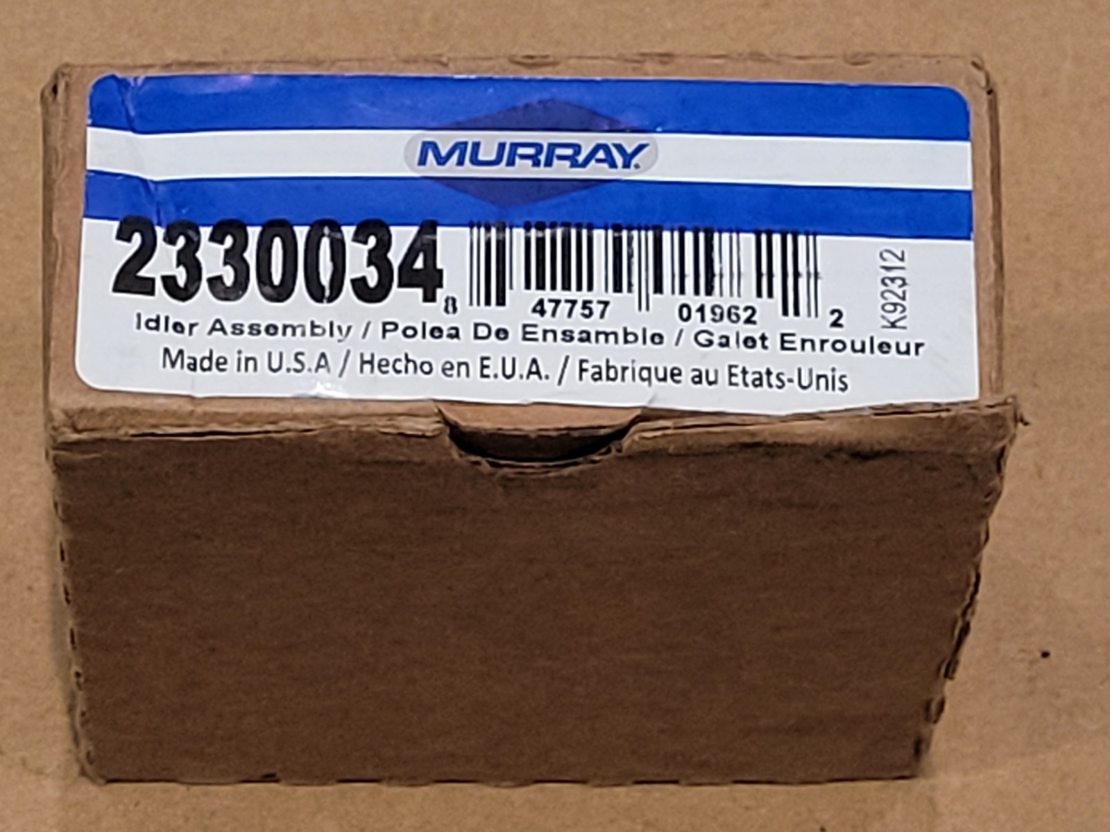 Murray Idler Tension Pulley Automotive Replacement Unit 2330034 Heavy Duty