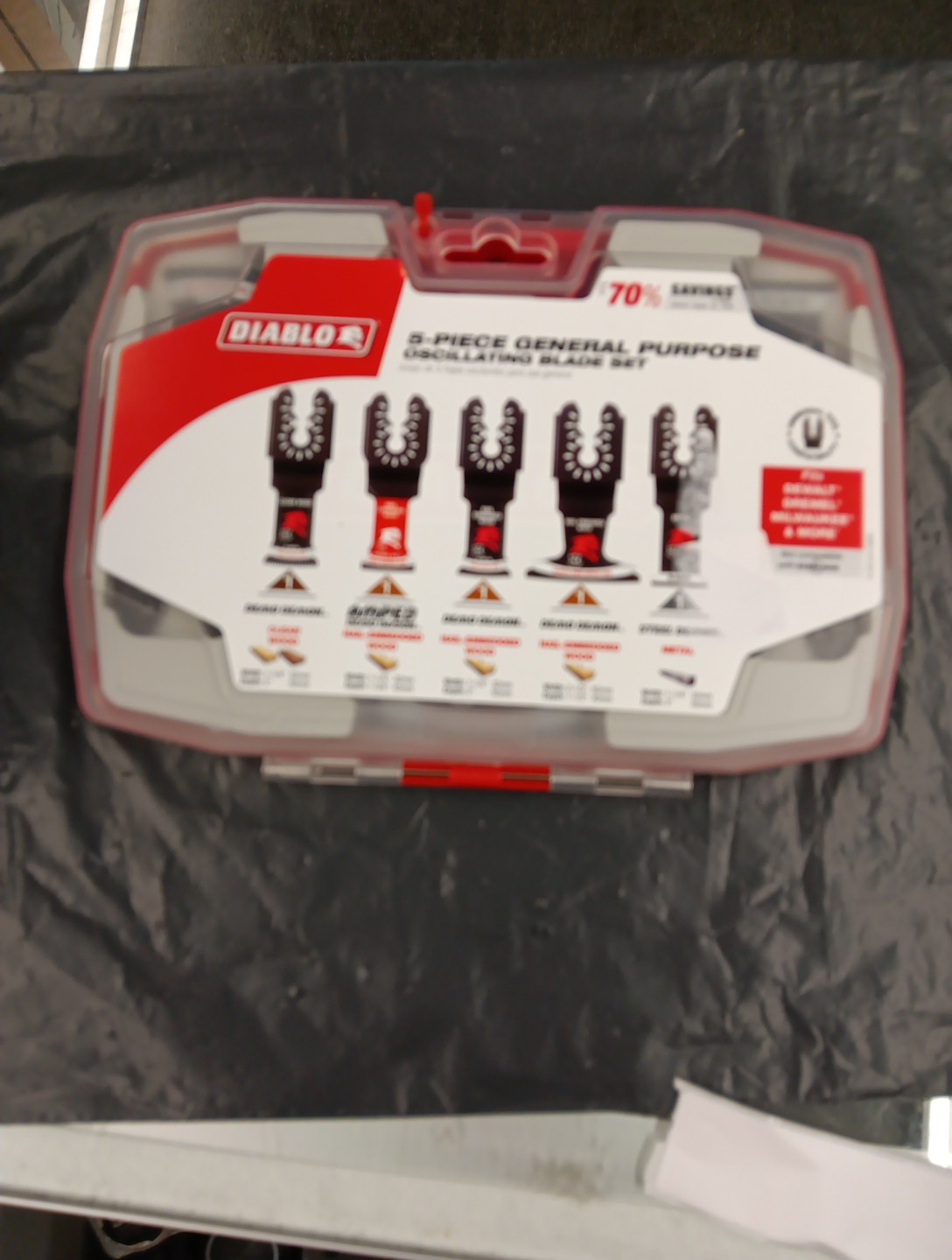 New Diablo Universal Fit Wood and Metal Oscillating Blade Set (5-Piece) DOU5SPC