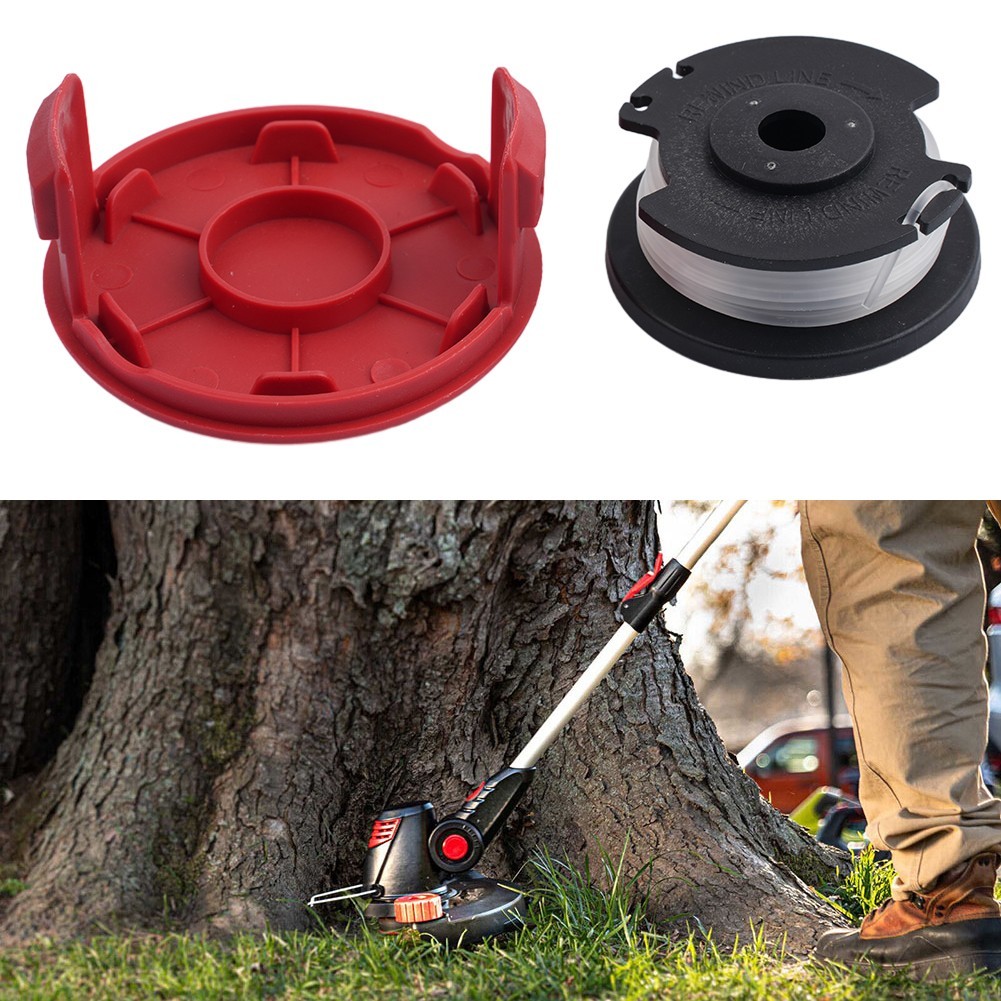 For Hyper Tough Spool Trimmer Line+Cap Cover HT19-401-003-06 & HT19-401-003-07