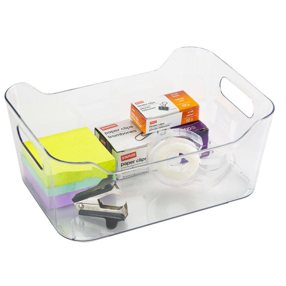 9.8 In. L X 7 In. W X 4.1 In. H 2 Pack Medium Storage Tote Bin Closet Drawer Org