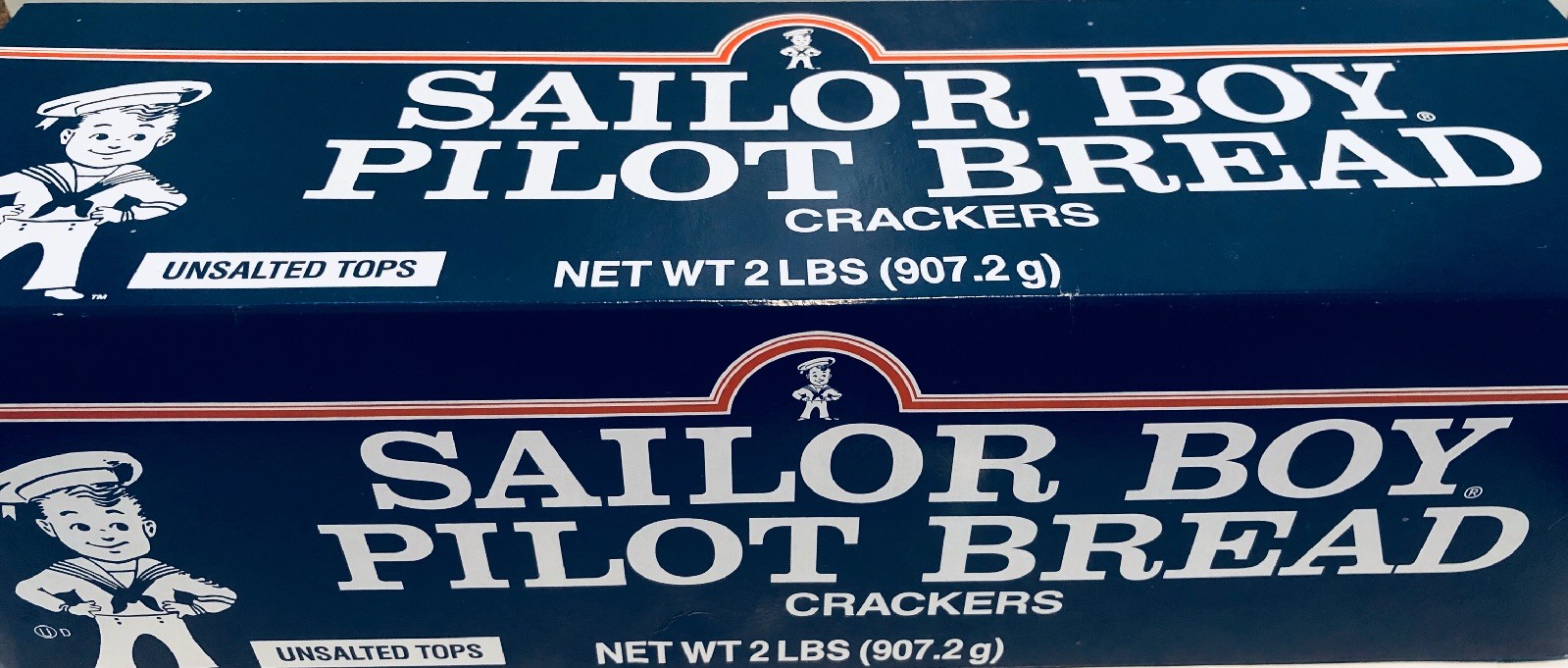 Sailor Boy Pilot Bread Crackers 1 – 2 Lb Box – Multiple Shipping Options