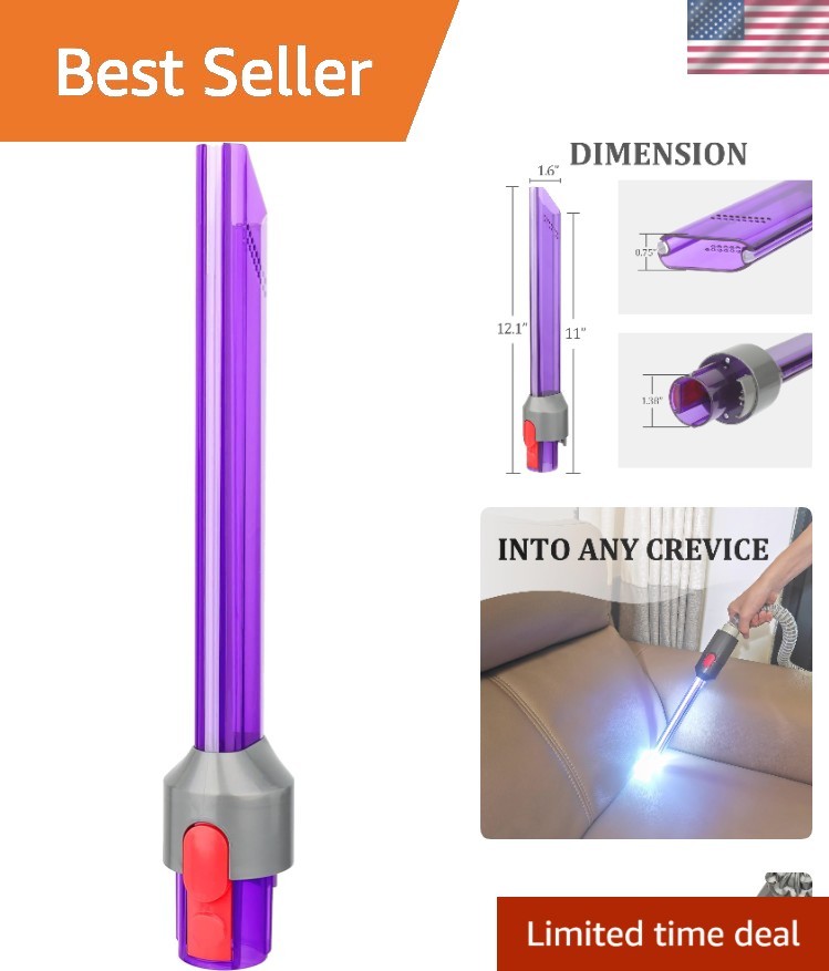 Dyson Cordless Vacuum Light Pipe Crevice Tool – Tight Spaces Effortlessly