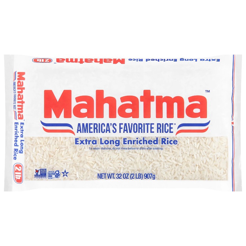 9x Mahatma Rice Extra Long Grain Enriched White Rice Pantry Bundle Kitchen 2lb