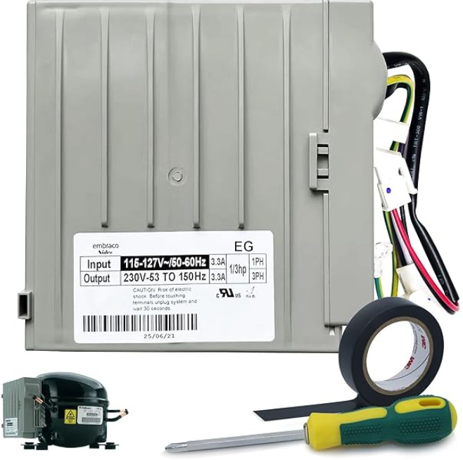 NEW Upgraded Refrigerator Control Inverter Board VCC3 1156 115V For Embraco