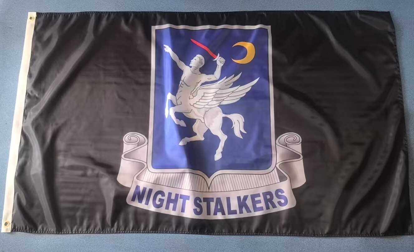 US Army 160th SOAR “Night Stalkers” 3×5 ft Single-Sided Flag Banner