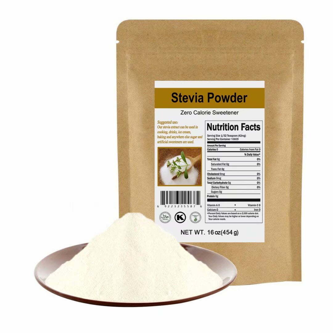 Nature Stevia Powder Extract Natural Sweetener Sugar Substitute Zero Calorie