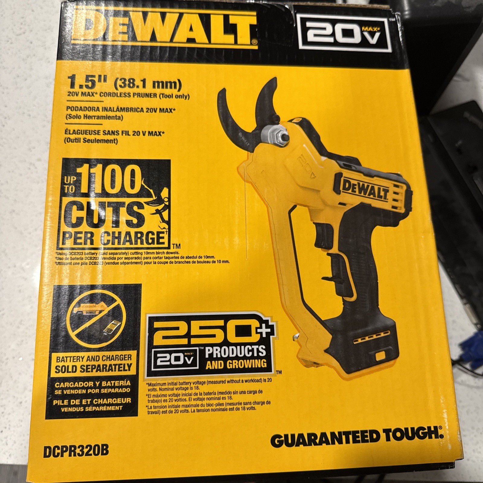 Dewalt DCPR320B 20V MAX Cordless Battery Powered Pruner Shears (Tool Only)