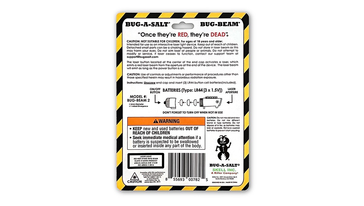 Refurbished BUG-A-SALT Yellow 3.0 Bug-Beam Combo