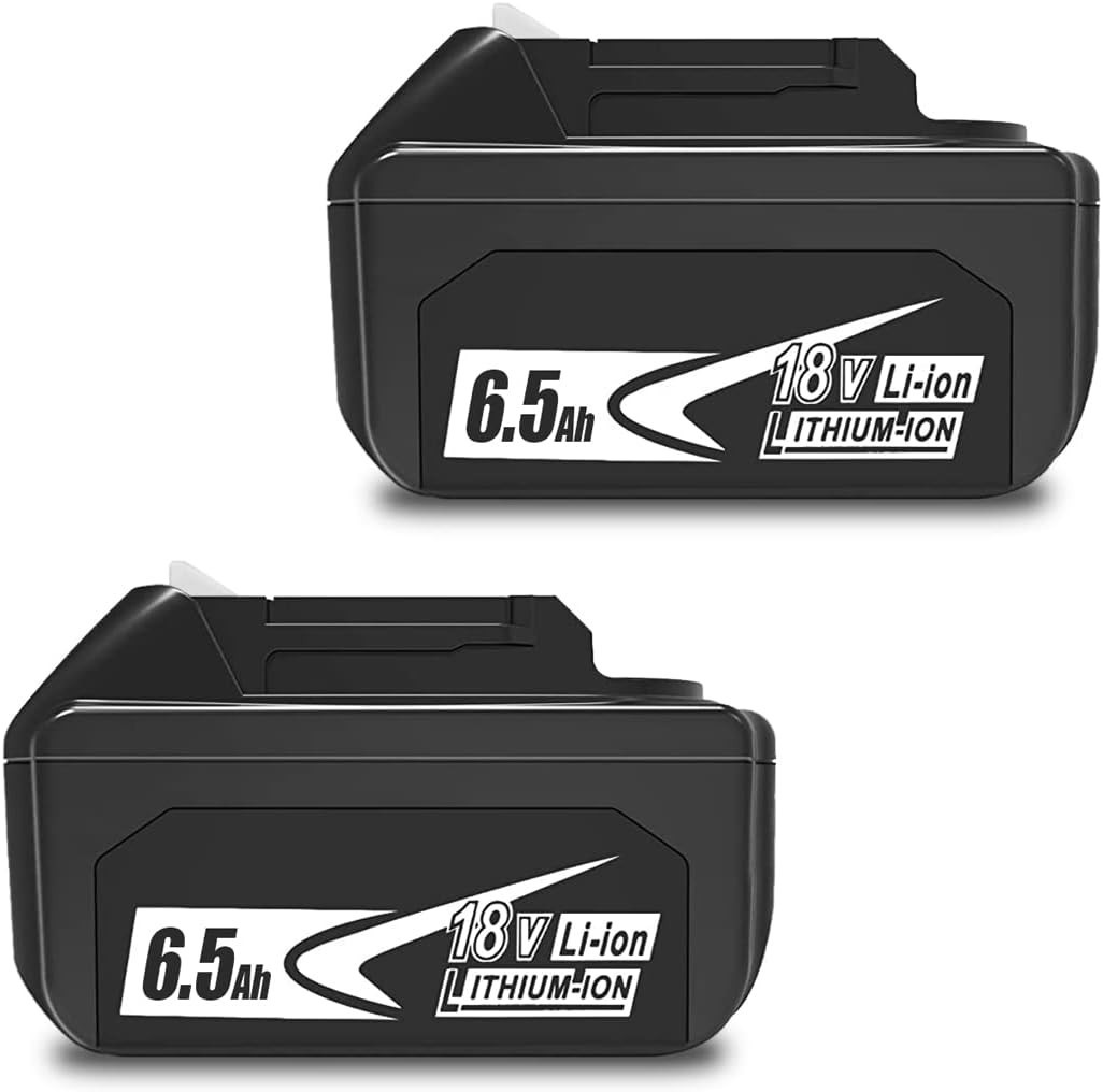NEW 2Pack 6.5Ah 18V For Makita LXT Lithium-Ion BL1830 BL1850 BL1860 Tool Battery