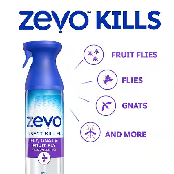 ZEVO 10 oz. Fly, Gnat and Fruit Fly Insect Killer Spray Free Shipping