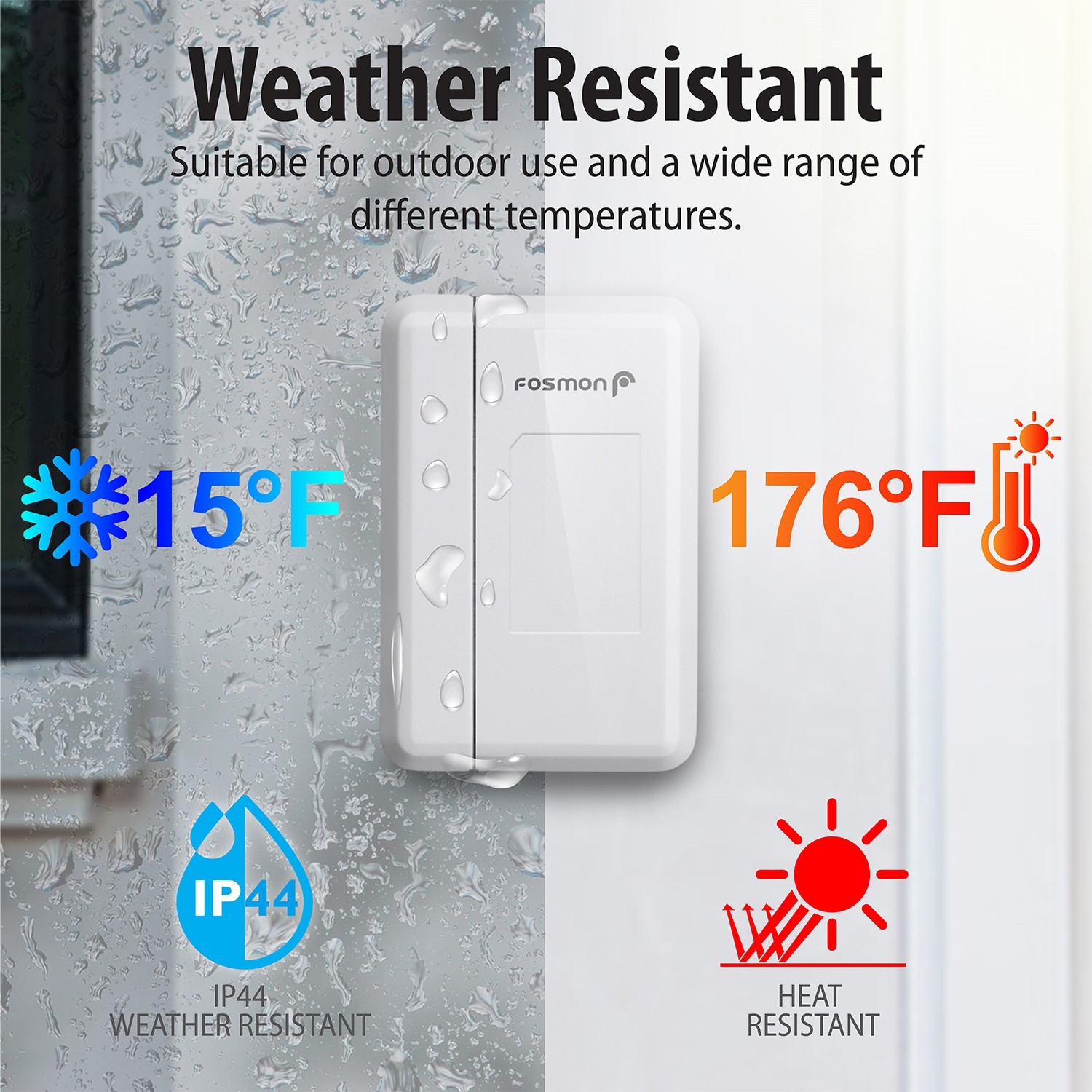 Wireless Window/Door Open Entry Security Alarm Doorbell 52 Chime Magnetic Sensor