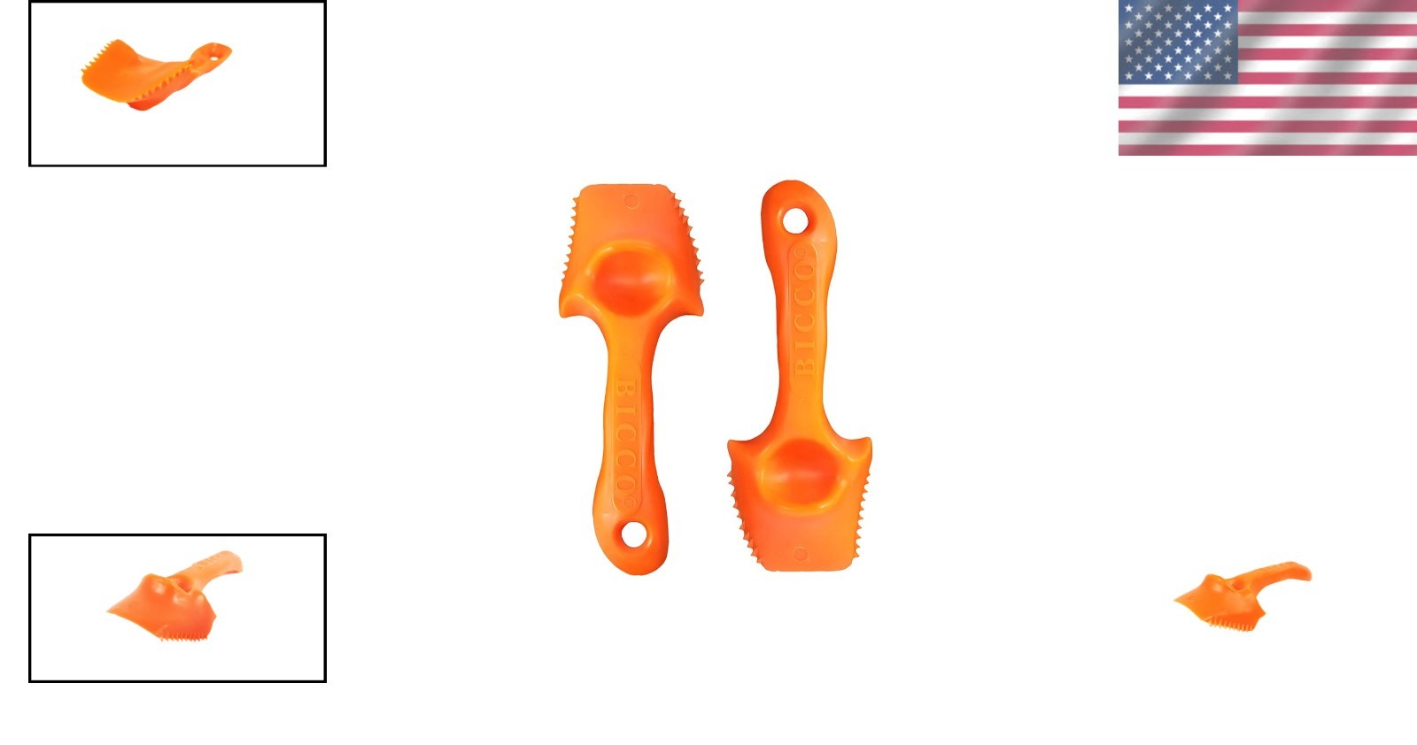 Bicco Plastic Fish Scaler (2-Pack)