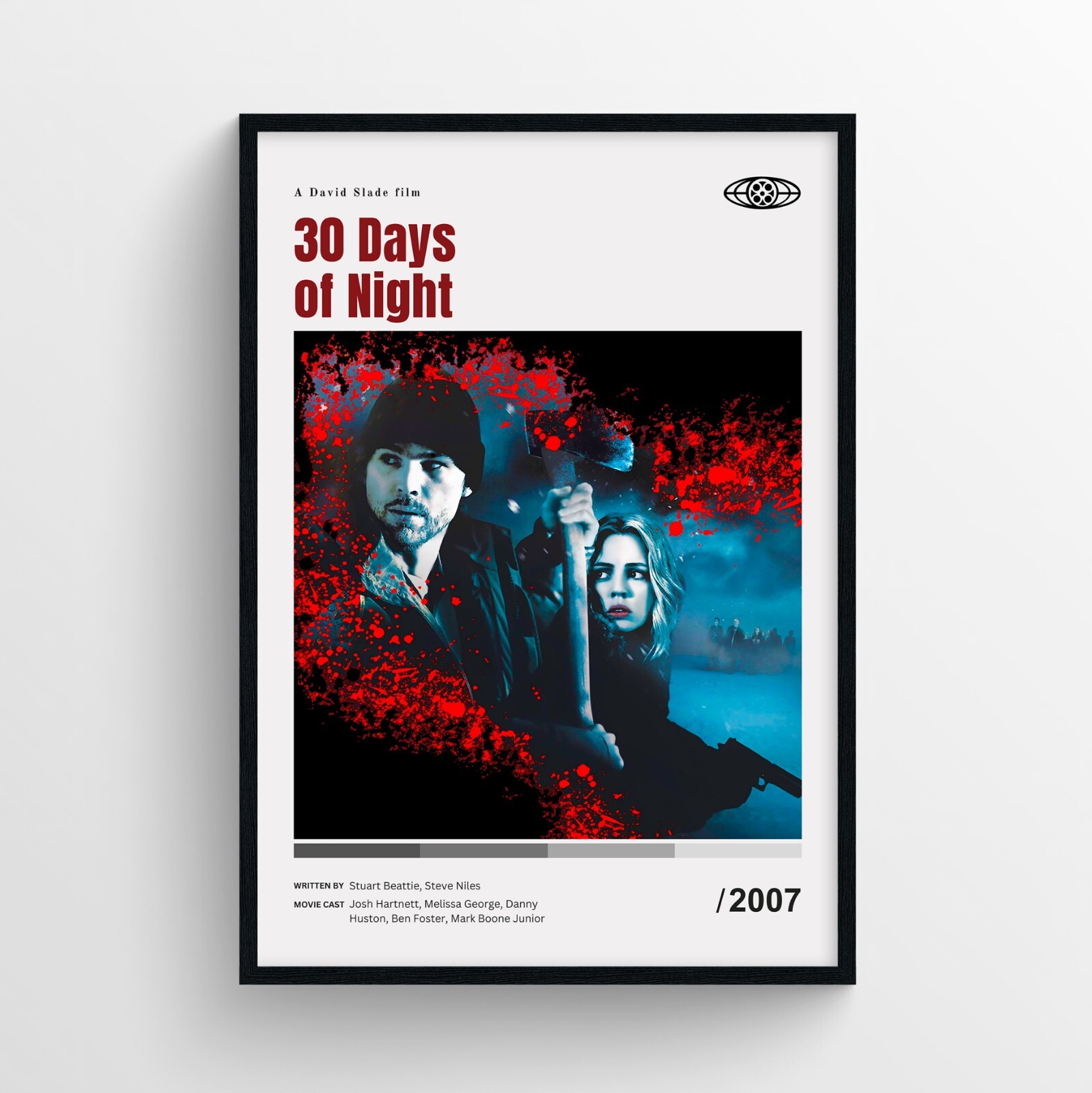 30 Days of Night Movie Poster Print, Wall Art – Unframed