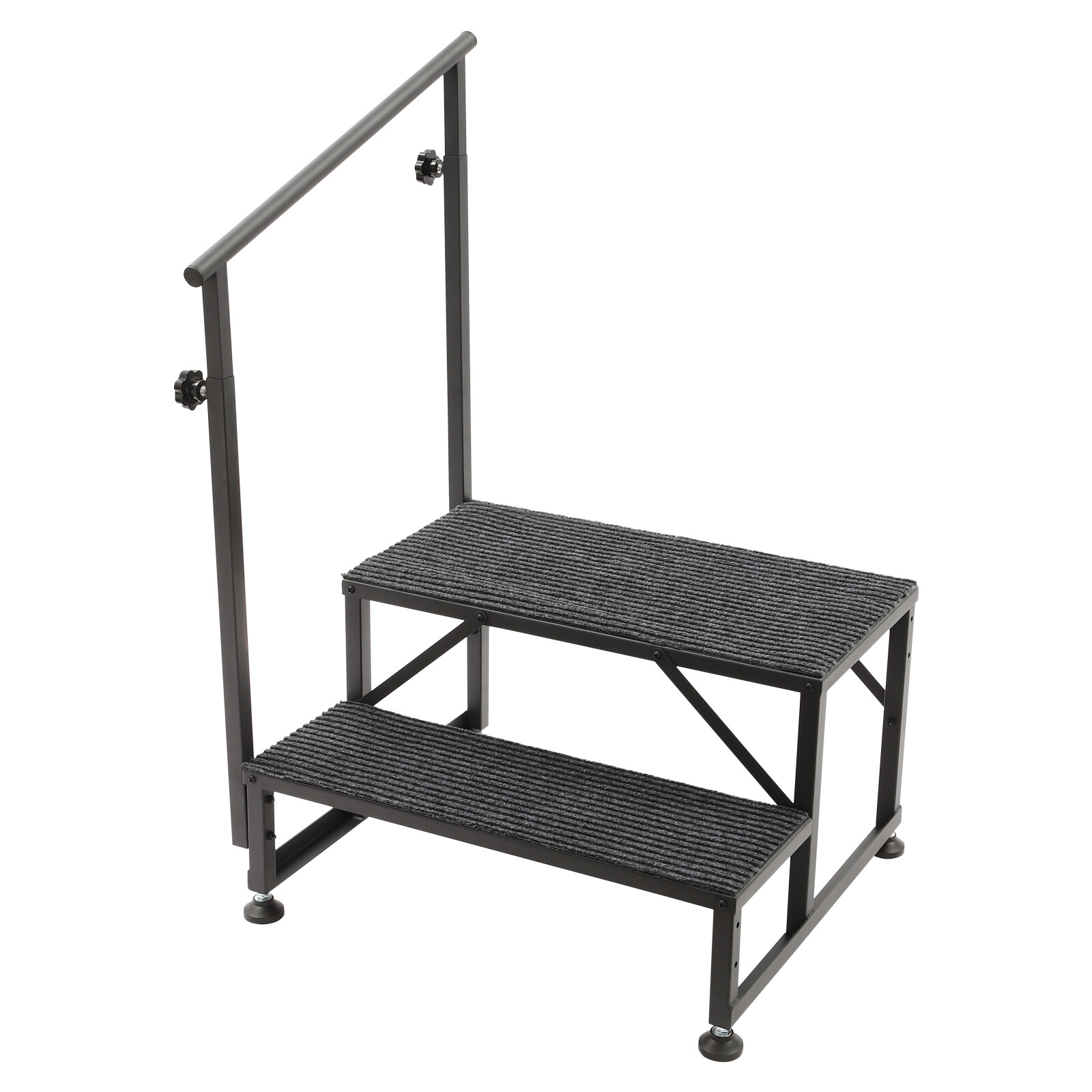 2-Step Ladder with Handrails for Pool and Home Use, Durable & Stable