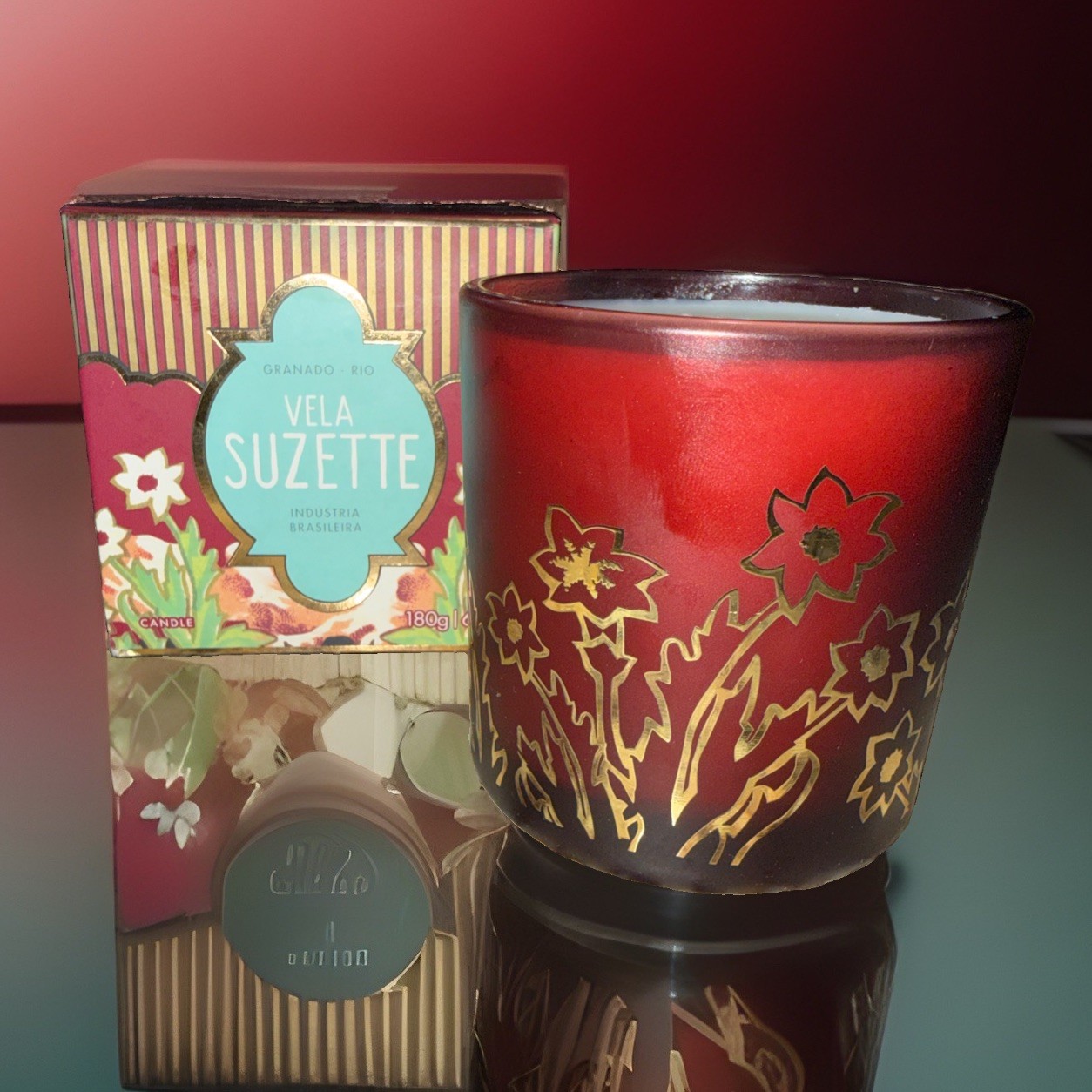 NWT Anthropologie Granado-Rio Suzette Floral Scented Candle 6.35 oz