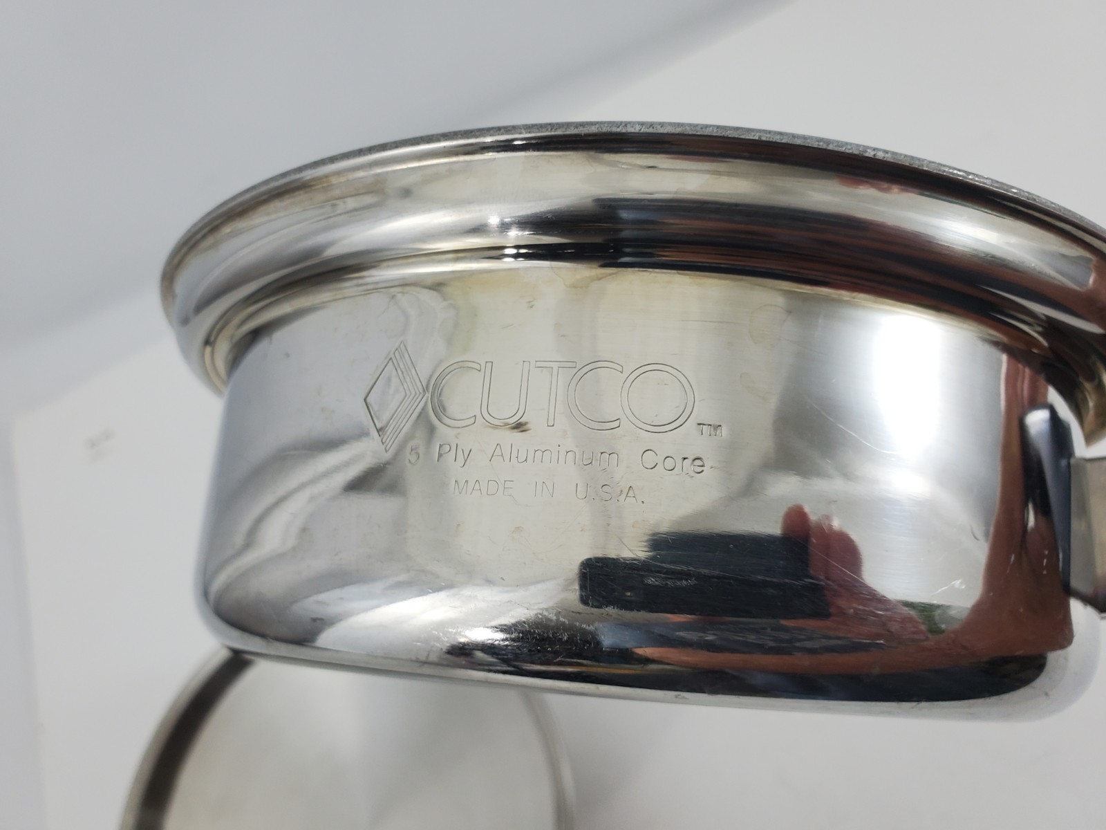 Cutco 1 qt Sauce Pan with Lid – 5 Ply Aluminum Core T-304 Stainless Steel Shell