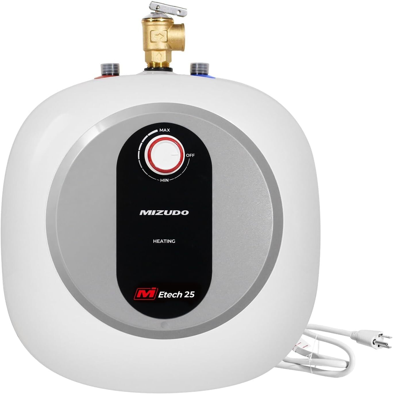 MIZUDO Electric Mini Tank Water Heater 2.5 Gal Under Sink Small Hot Water Heater