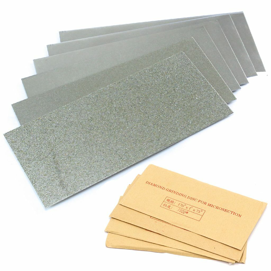 150/3000 Grit Polishing Diamond Plate Sharpening Stones Whetstone Knife Tool US