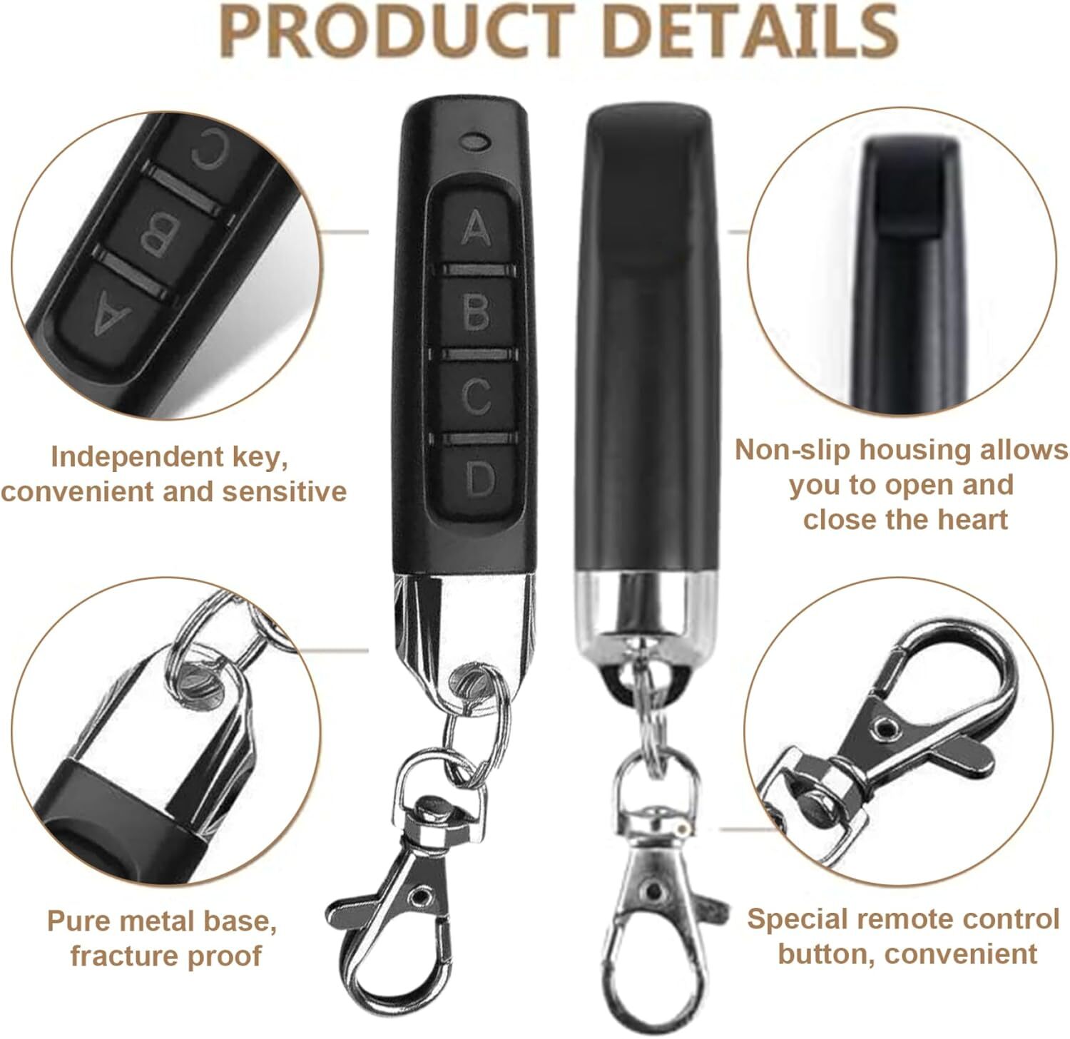 4-in 1 Wireless Remote Control Duplicator 433MHz Remote Control Key Clone Copy