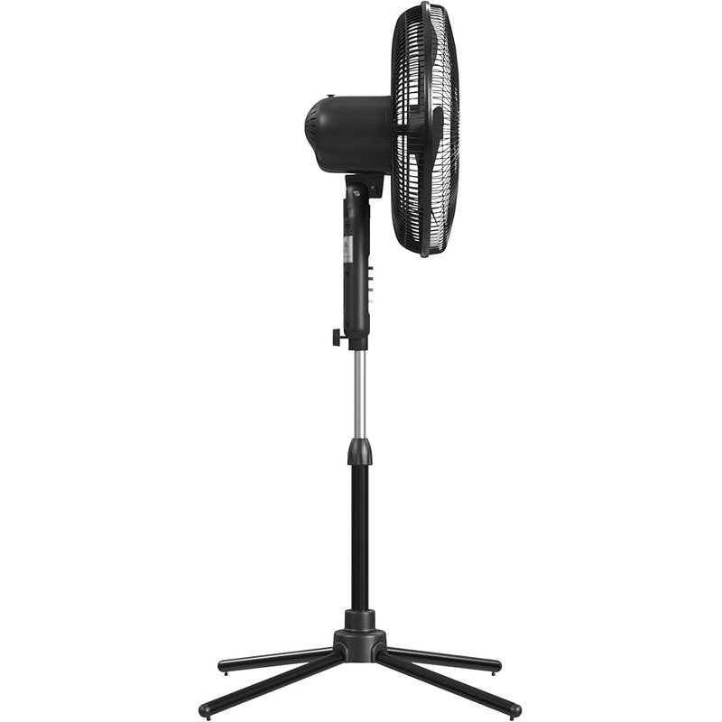 Oscillating Pedestal Fan Adjustable Height Three Speed Airflow Portable Cooling