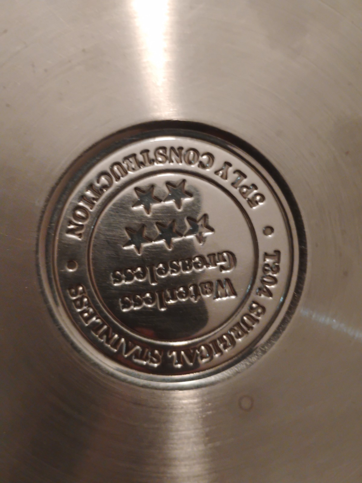 Waterless Greaseless Multi 5-Ply T304 Stainless Steel 11.5″ Skillet No Lid