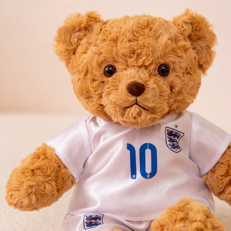 Soccer Jersey Teddy Bear Plush Toy Football Fan Gift Stuffed Animal