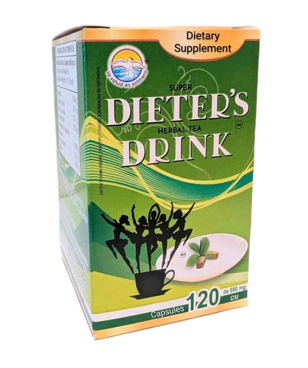 Super Dieter’s Herbal Tea Drink 120Caps Supplement