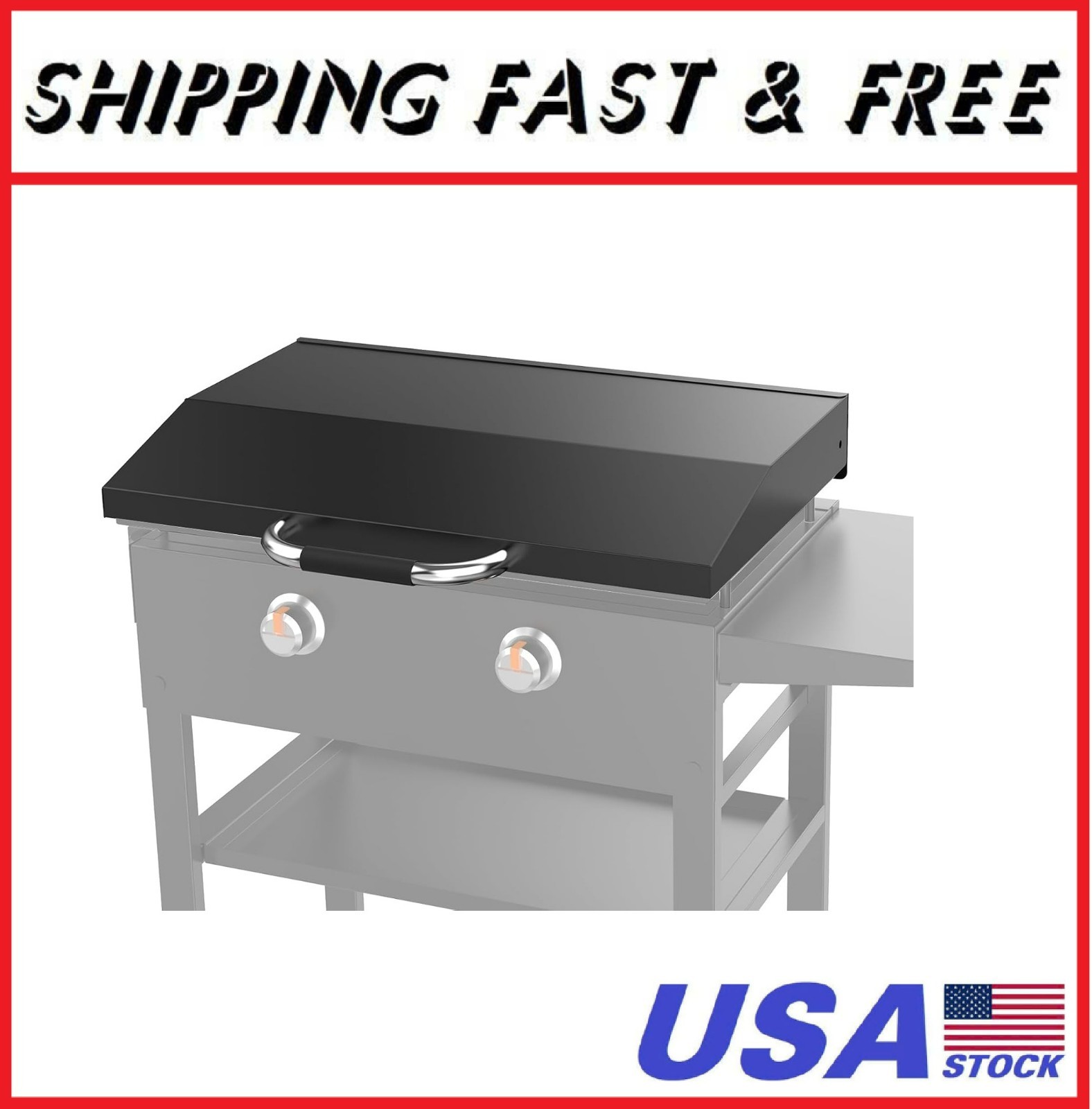 Universal Hinged Lid with Handle for Blackstone and Other 28 Inch Griddles