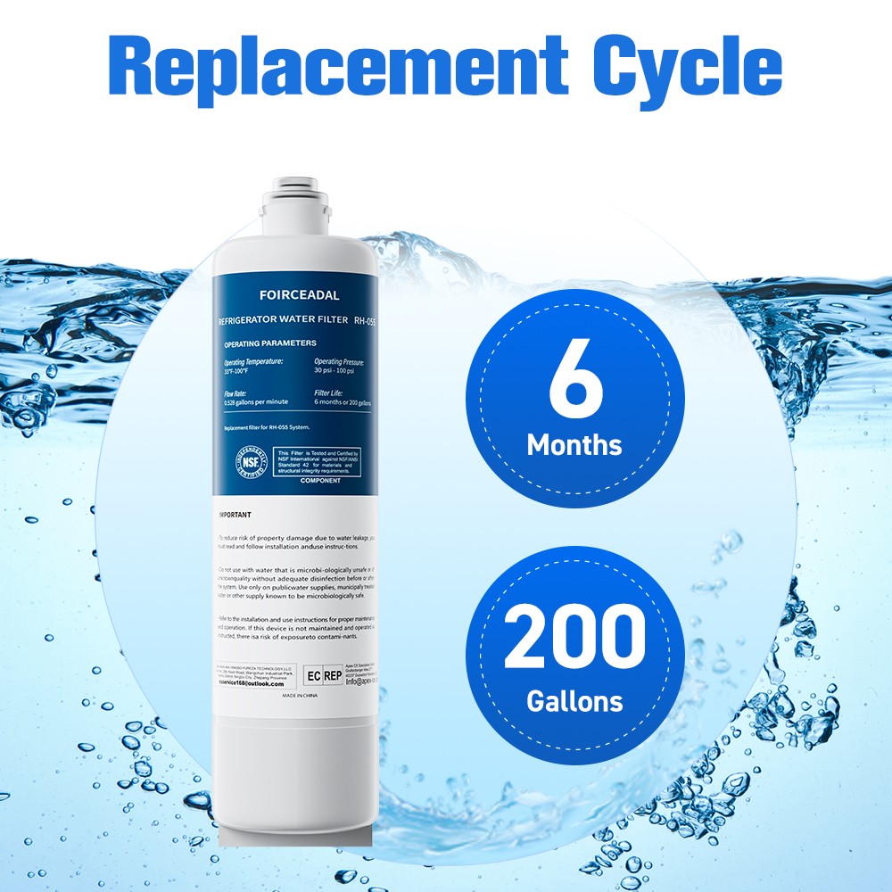 4PACK Fit For Bosch Ultra Clarity Pro BORPLFTR50 Water Filter #WFS200MF/WFS210MF