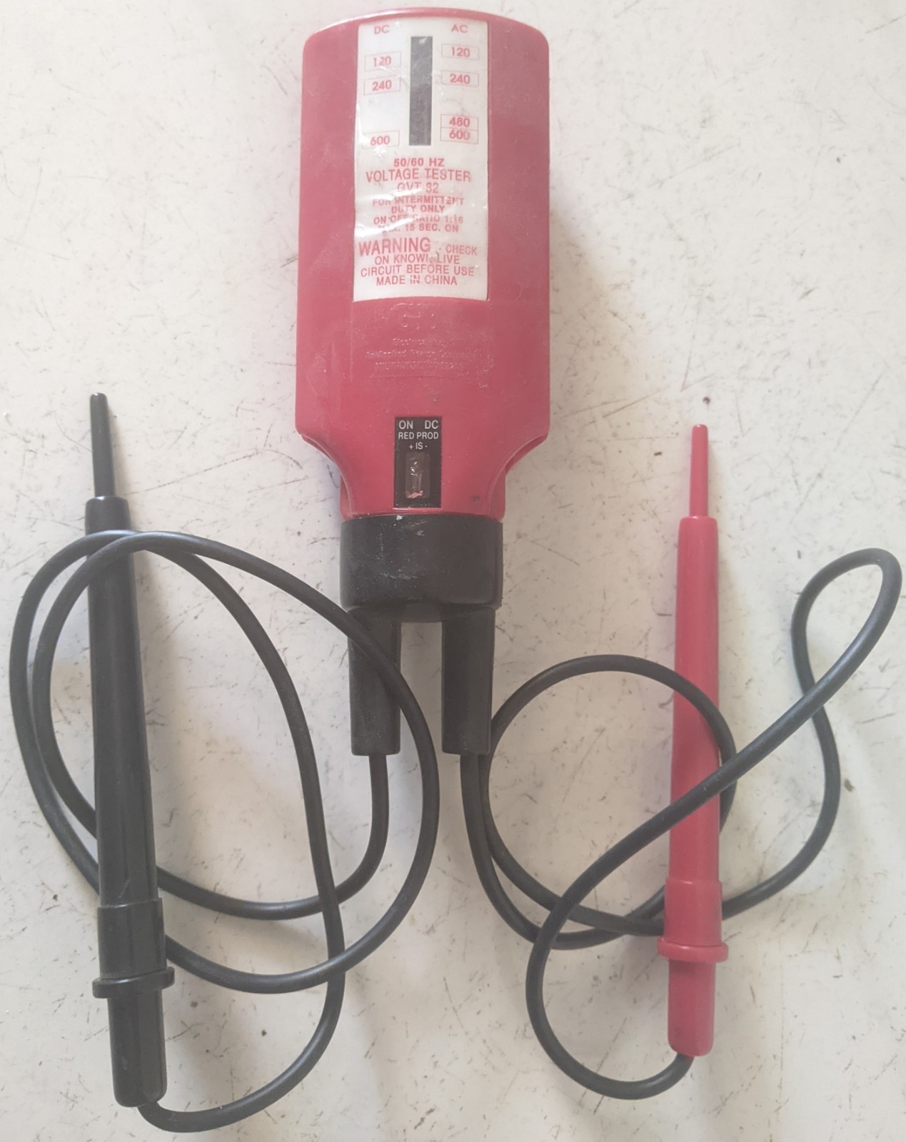 Solenoid Voltage Tester GVT-82 AC/DC 50/60 Hz 120-600 Volts