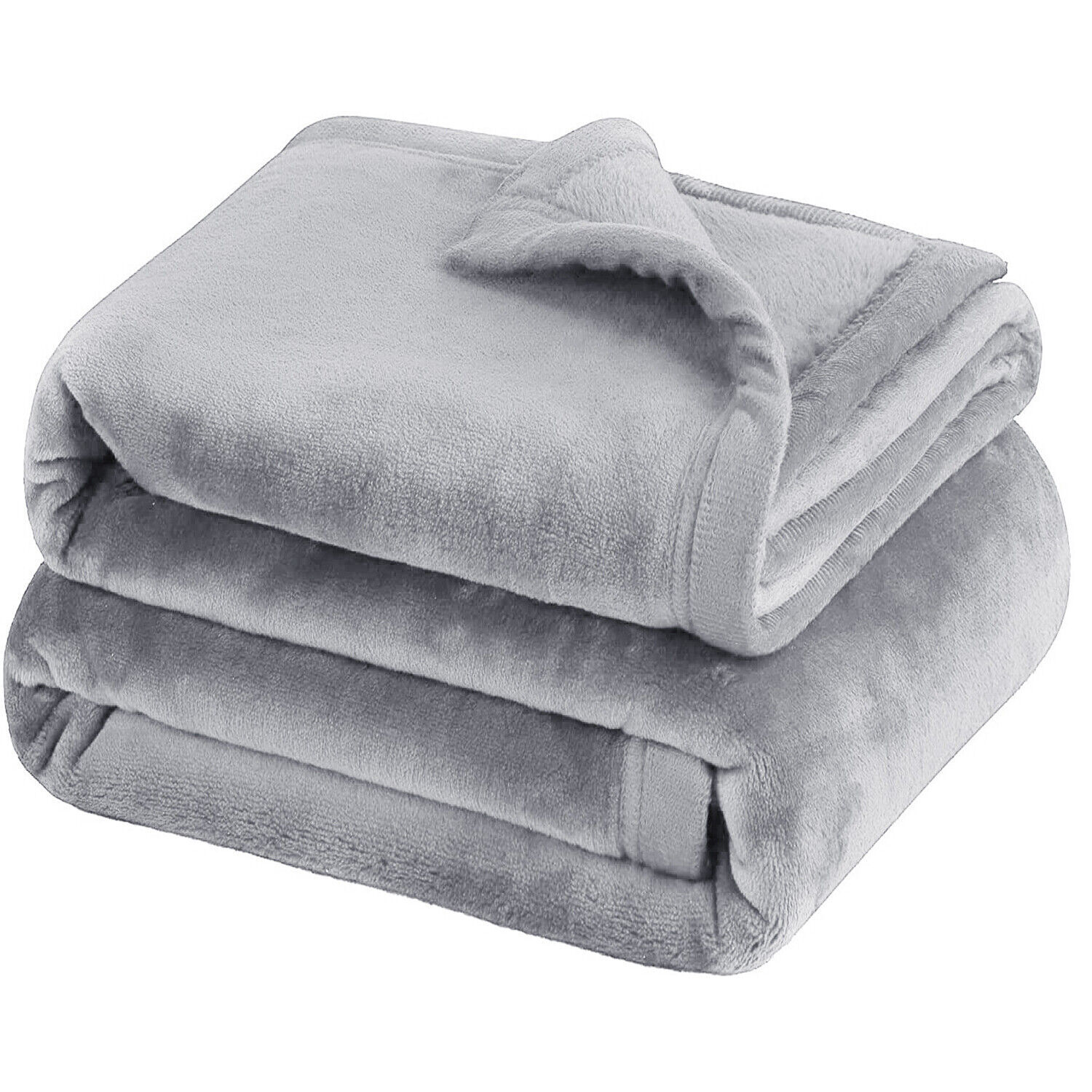 Large Plush Fleece Throw Super Soft Reversible Twin Queen Size Sofa Bed Blankets