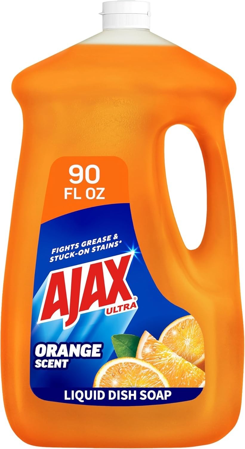 Ultra Liquid Dish Soap Orange Scent Triple Action 90 fl oz