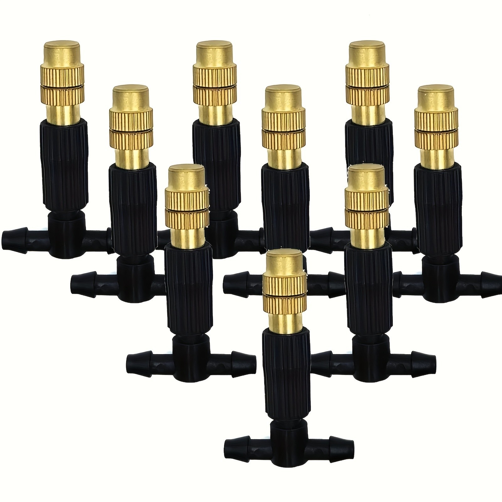 Outdoor Misting Cooling System Kit – Adjustable Brass Nozzles for Garden & Patio