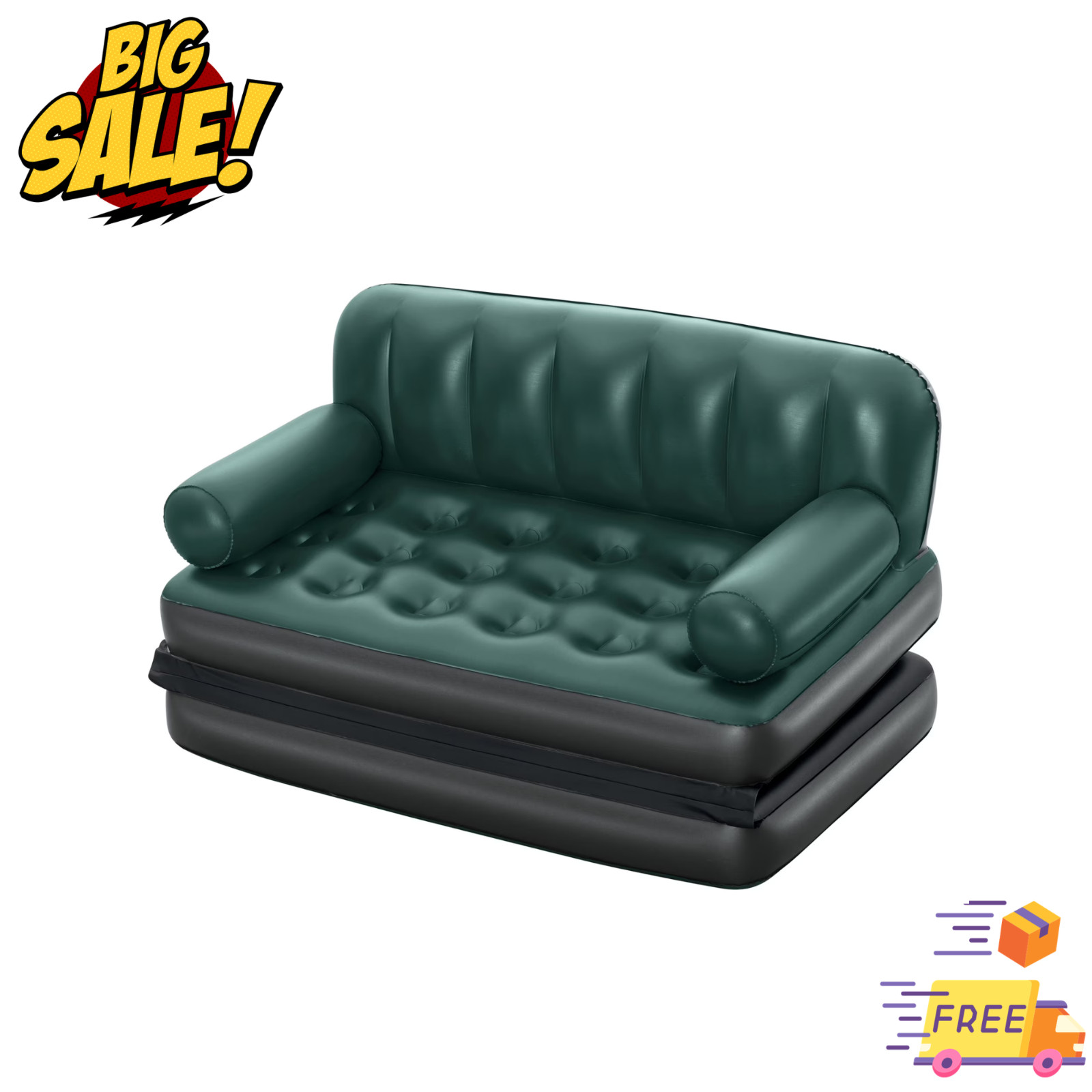 Ozark Trail Multi Max 5 in 1 Inflatable Air Couch Portable Camping Sofa