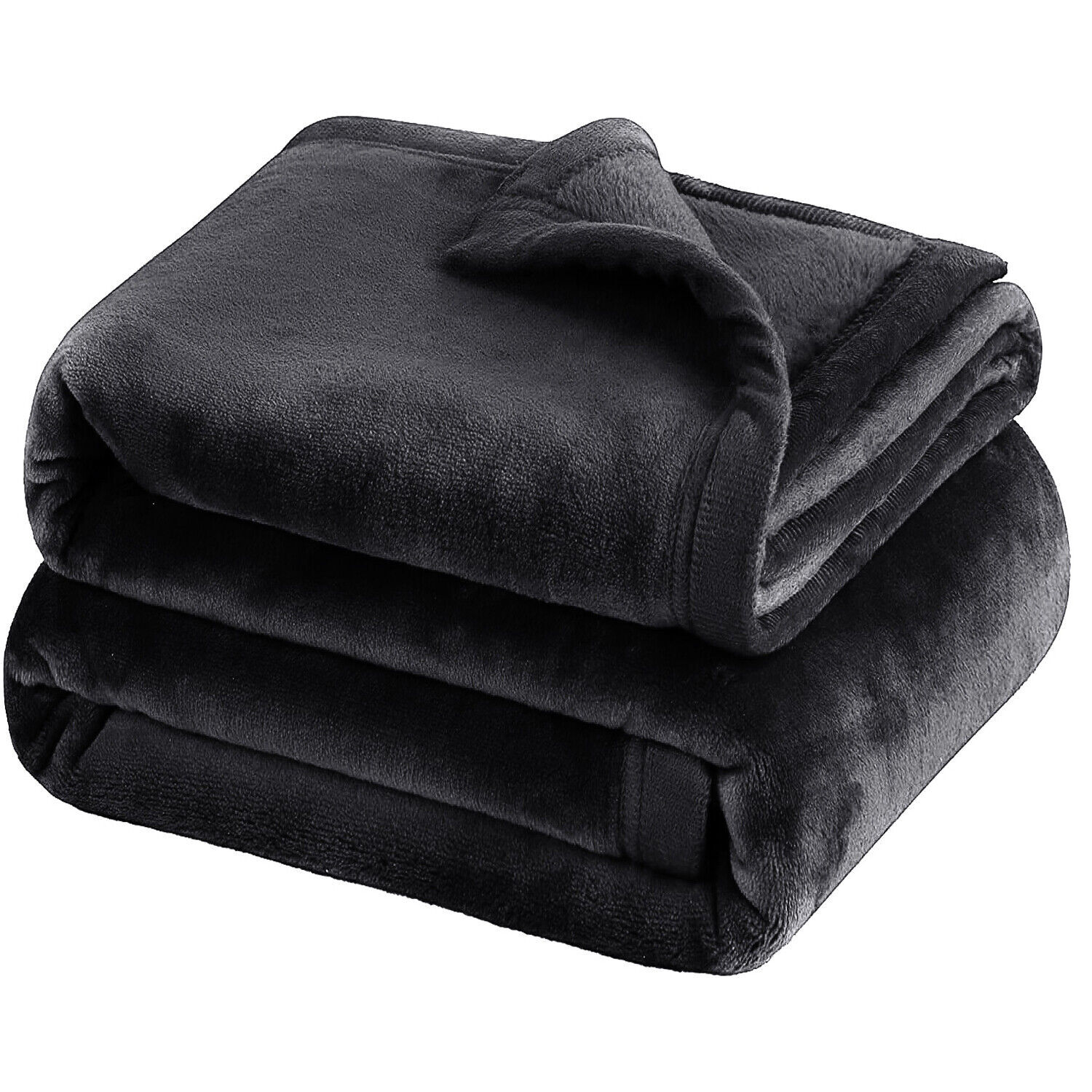 Large Plush Fleece Throw Super Soft Reversible Twin Queen Size Sofa Bed Blankets