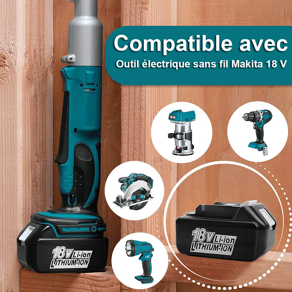18V For Makita 5.0Ah Lithium-ion BL1850B Battery Charger BL1860B BL1830B LXT US